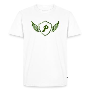 Armoiries P - T-shirt Premium bio Homme - blanc - Devant - Nico (187cm)