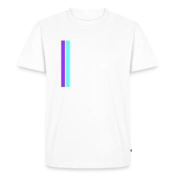 La musique est ma drogue Médecine Dire Musique Drogue Fête - T-shirt Premium bio Homme - blanc - Devant - Nico (187cm)
