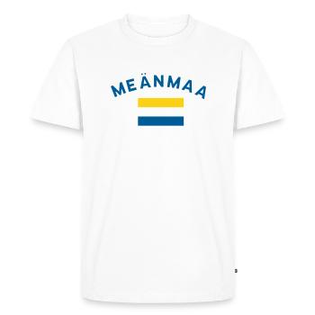 Meänmaa - Men's Premium Organic T-Shirt - white - Front - Nico (187cm)