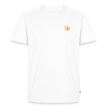 Ines Nom personnalisé pour les femmes Enfants Tout-petits - Ines - T-shirt Premium bio Homme - blanc - Devant - Nico (187cm)