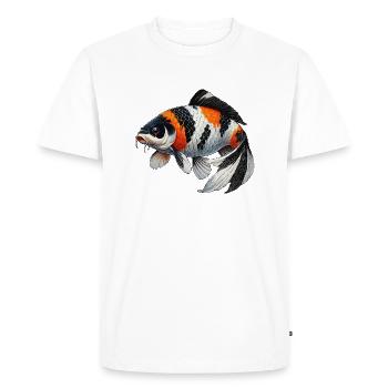 Koi carp or wi sw - Men's Premium Organic T-Shirt - white - Front - Nico (187cm)