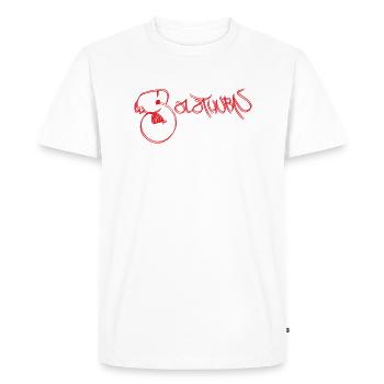 Solothurn Hoodie - Männer Premium Bio T-Shirt - Weiß - Vorne - Nico (187cm)