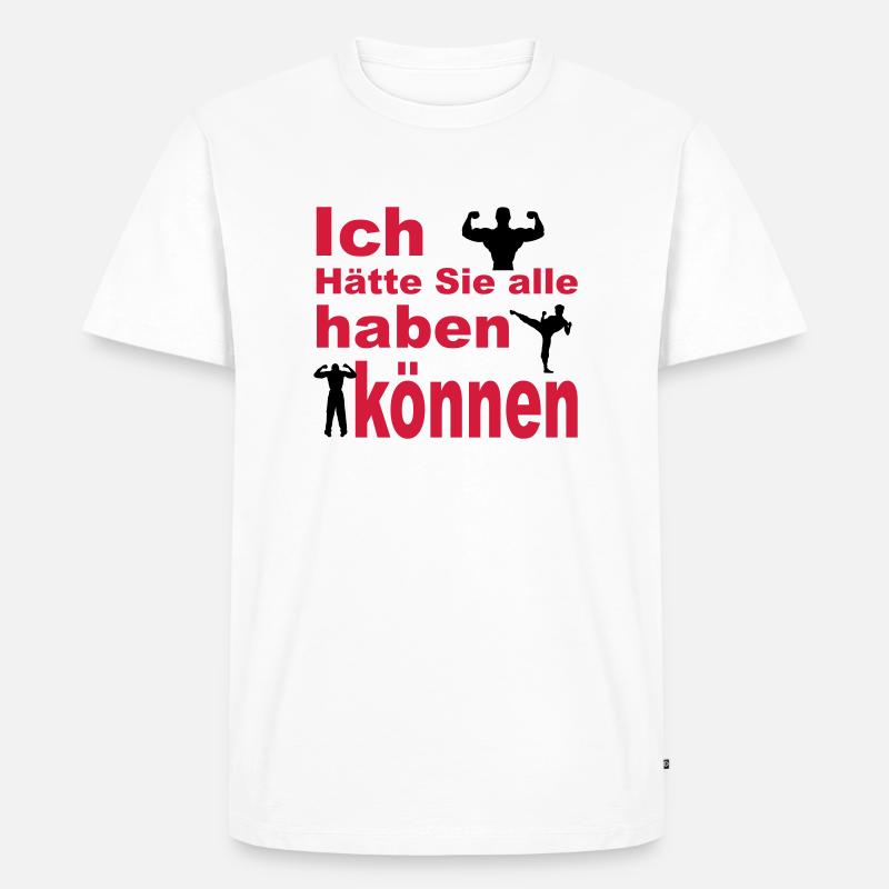 junggesellenabschied - Männer Premium Bio T-Shirt - Weiß