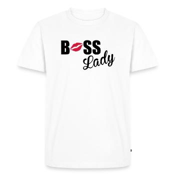 Boss Lady - T-shirt Premium bio Homme - blanc - Devant - Nico (187cm)