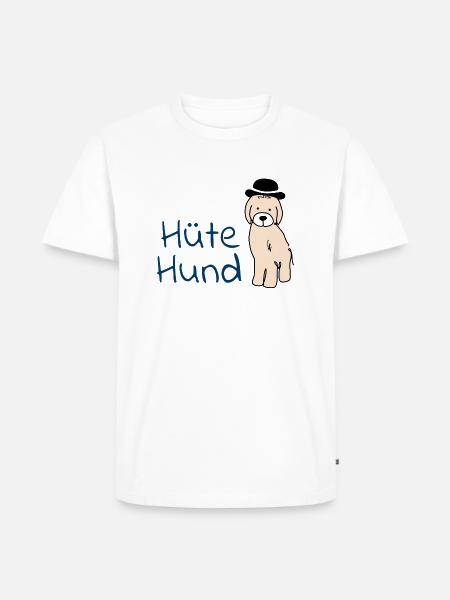 Hütehund - Männer Premium Bio T-Shirt - Weiß