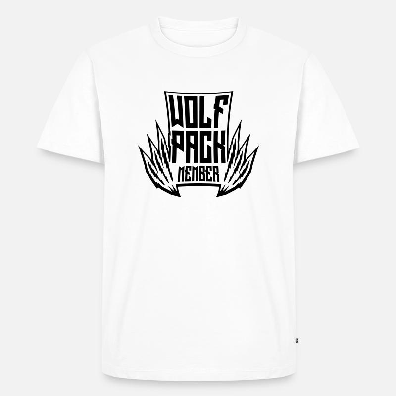 Équipe Wolf Pack - T-shirt Premium bio Homme - blanc