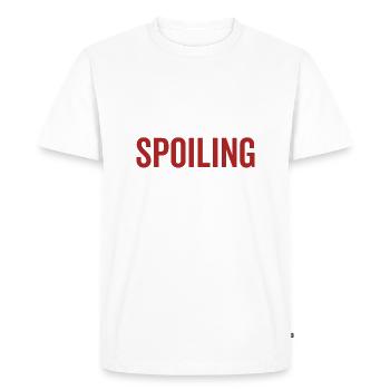 Andrea est mon nom Spoiling est mon jeu - T-shirt Premium bio Homme - blanc - Devant - Nico (187cm)