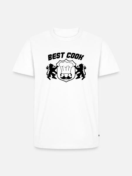 Best Cook - Men's Premium Organic T-Shirt - white