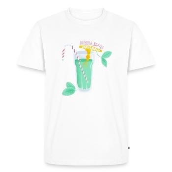 Diabolo Nantes - T-shirt Premium bio Homme - blanc - Devant - Nico (187cm)