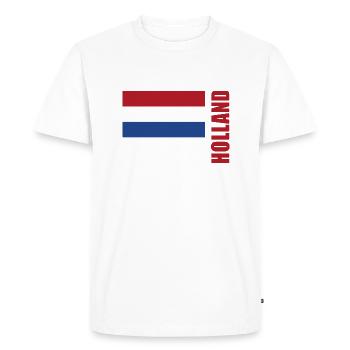 Utrecht - Men's Premium Organic T-Shirt - white - Front - Nico (187cm)