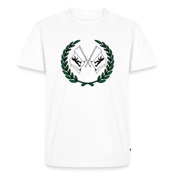Drapeaux Appenzell Rhodes-Intérieures Suisse - T-shirt Premium bio Homme - blanc - Devant - Nico (187cm)