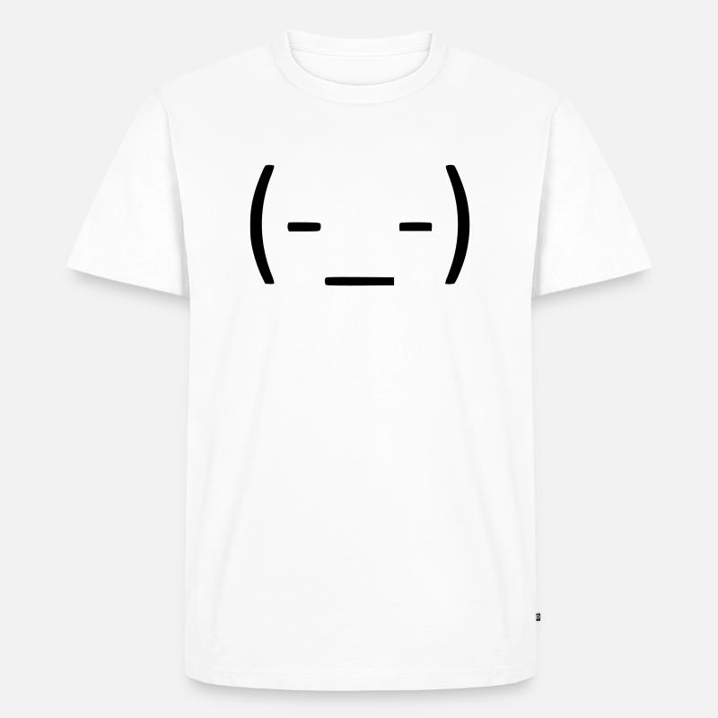 Einfach mal Ruhe bewahren! 😑 - Männer Premium Bio T-Shirt - Weiß