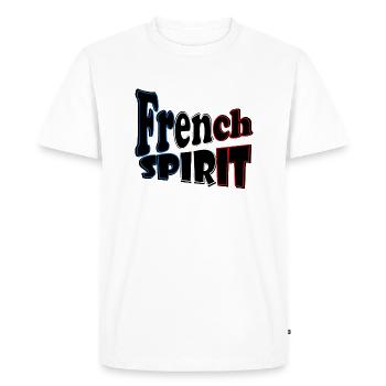 French Spirit BBR - T-shirt Premium bio Homme - blanc - Devant - Nico (187cm)