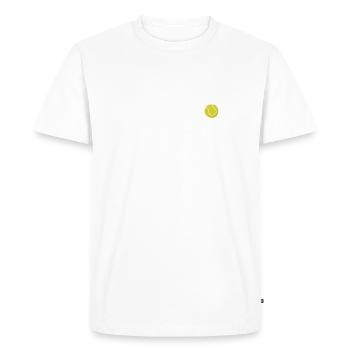 tennis saying funny humor fun - Men's Premium Organic T-Shirt - white - Front - Nico (187cm)