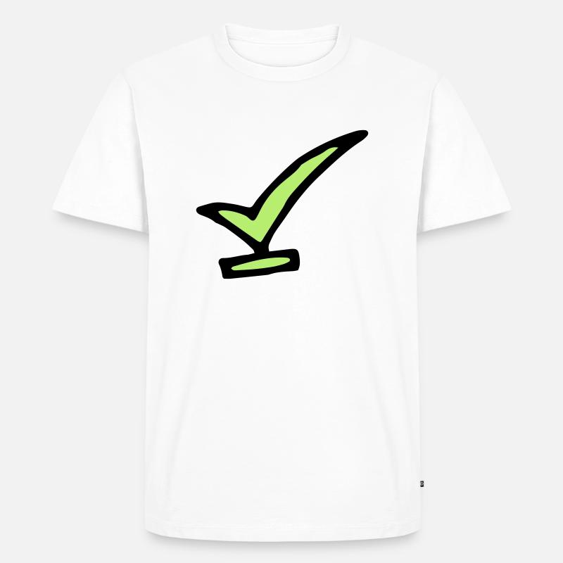 vérifier - T-shirt Premium bio Homme - blanc
