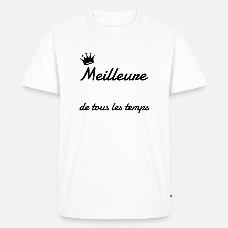 Anpassen / Anpassung / fertigen / Customize it - Männer Premium Bio T-Shirt - Weiß