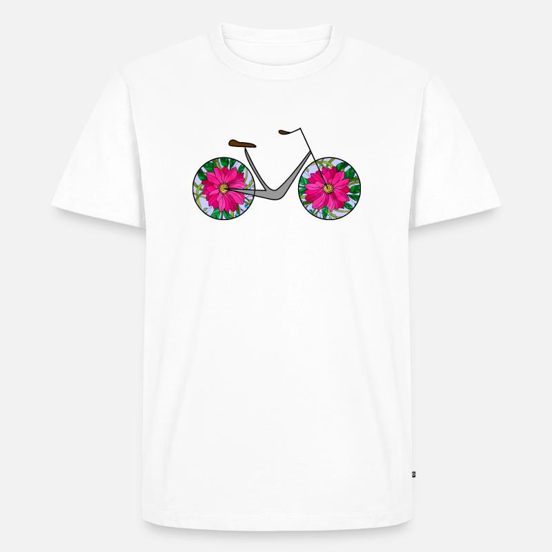 Bicyclette - T-shirt Premium bio Homme - blanc