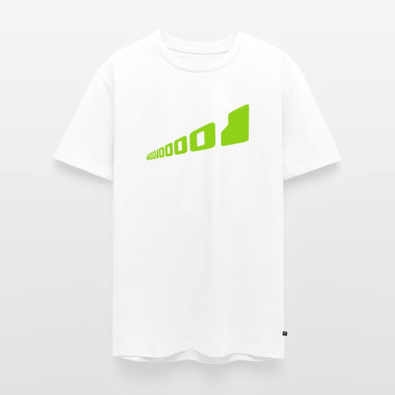 Binary Code Program Language Men's Premium Organic T-Shirt