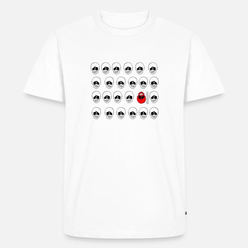Ich bin Anders - Männer Premium Bio T-Shirt - Weiß