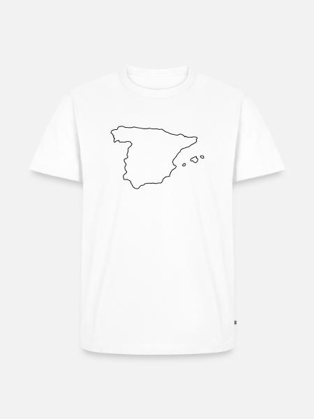 spain,spanien,espania - Männer Premium Bio T-Shirt - Weiß