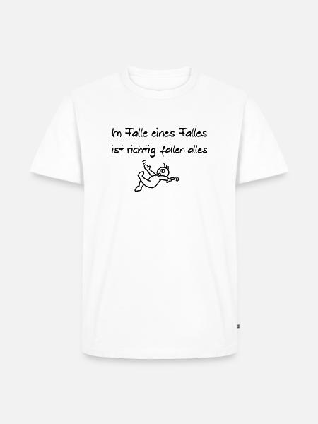 Just in case - Men's Premium Organic T-Shirt - white