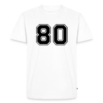 80 - T-shirt Premium bio Homme - blanc - Devant - Nico (187cm)