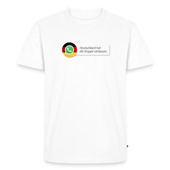 L'Allemagne a quitté le groupe. - T-shirt Premium bio Homme - blanc - Devant - Nico (187cm)