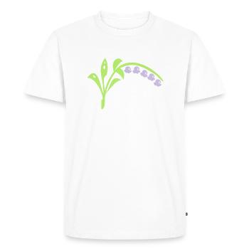 Vallée des fleurs de lis - T-shirt Premium bio Homme - blanc - Devant - Nico (187cm)