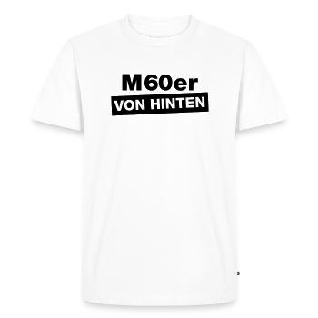 M60er arrière - T-shirt Premium bio Homme - blanc - Devant - Nico (187cm)