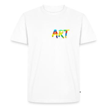 Really SmART 02 - T-shirt Premium bio Homme - blanc - Devant - Nico (187cm)