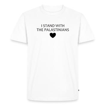 Palestine - Men's Premium Organic T-Shirt - white - Front - Nico (187cm)