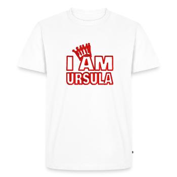 Nom du roi Ursula - T-shirt Premium bio Homme - blanc - Devant - Nico (187cm)