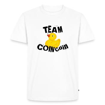 canard - T-shirt Premium bio Homme - blanc - Devant - Nico (187cm)