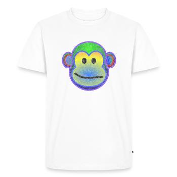 Funky monkey - Men's Premium Organic T-Shirt - white - Front - Nico (187cm)