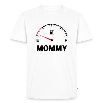 Mommy daddy baby match t shirt - T-shirt Premium bio Homme - blanc - Devant - Nico (187cm)