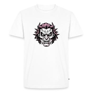 Fearless Number 004 - Men's Premium Organic T-Shirt - white - Front - Nico (187cm)