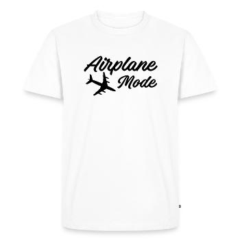 Mode avion - T-shirt Premium bio Homme - blanc - Devant - Nico (187cm)