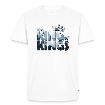 the king of kings t shirt - T-shirt Premium bio Homme - blanc - Devant - Nico (187cm)