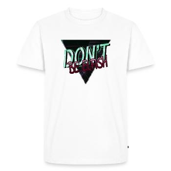 Funny quote Dinosaur Tshirt Dinosaur Beard Gang - Men's Premium Organic T-Shirt - white - Front - Nico (187cm)