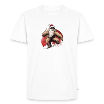 Yeti Team Santa Christmas Squad Family Matching - Men's Premium Organic T-Shirt - white - Front - Nico (187cm)