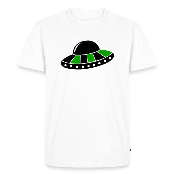 OVNI - T-shirt Premium bio Homme - blanc - Devant - Nico (187cm)
