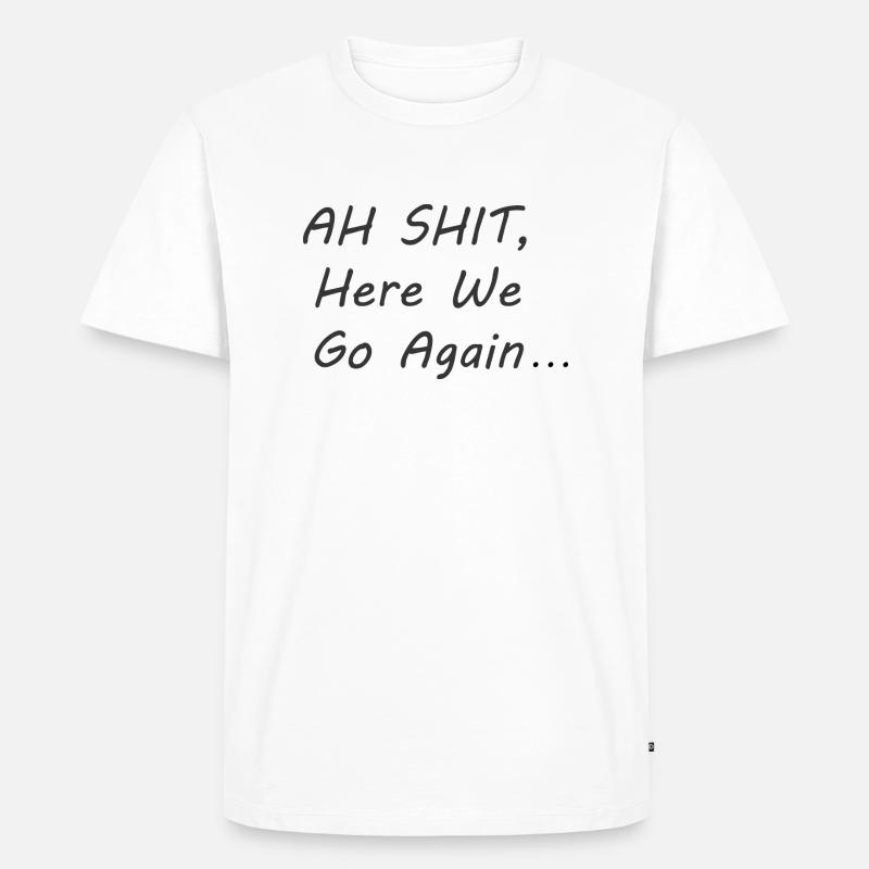 herewegoagain - Männer Premium Bio T-Shirt - Weiß