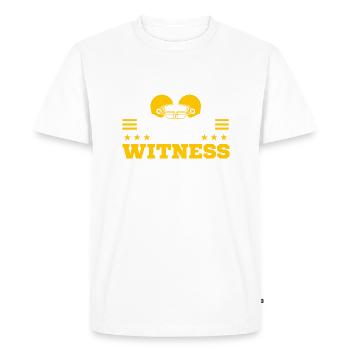 Fantasy Football Fans de football Football Femmes Ges - T-shirt Premium bio Homme - blanc - Devant - Nico (187cm)