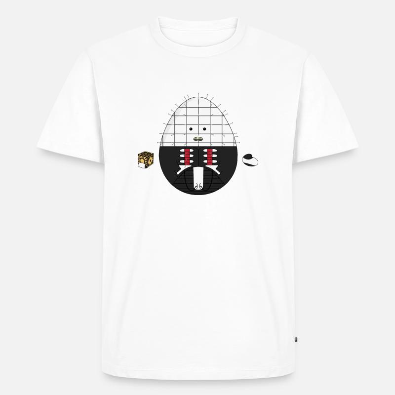 Shellraiser - Männer Premium Bio T-Shirt - Weiß