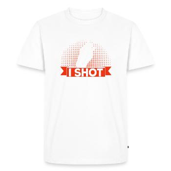 Service Mixologist Waiter Gift - Men's Premium Organic T-Shirt - white - Front - Nico (187cm)