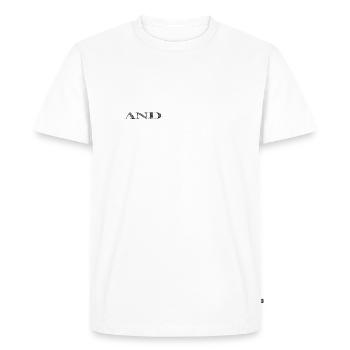 Bubaprints Chef Joke Happy Couples Statement Bday - Men's Premium Organic T-Shirt - white - Front - Nico (187cm)