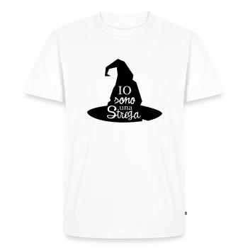 Un maillot pour... Sorcière! - T-shirt Premium bio Homme - blanc - Devant - Nico (187cm)