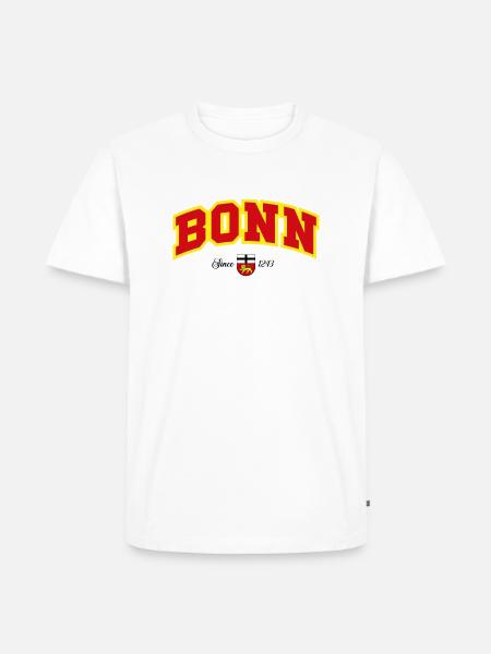 Bonn - Männer Premium Bio T-Shirt - Weiß