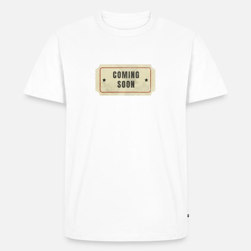Ankommend... - Männer Premium Bio T-Shirt - Weiß