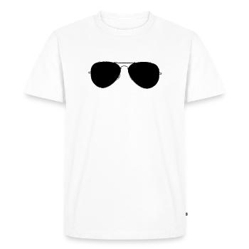 C'est ça la classe ! - T-shirt Premium bio Homme - blanc - Devant - Nico (187cm)